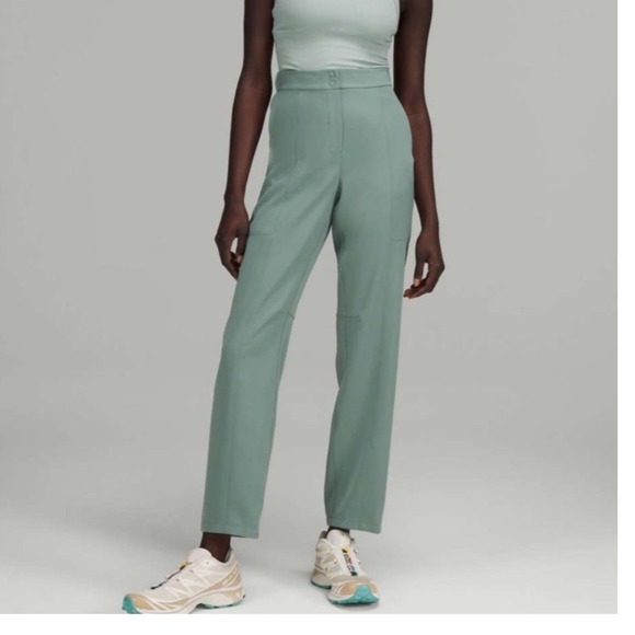 lululemon athletica Pants - Lululemon Dynamic Days Pant *Travel WovenTidewater‎ Teal Size 28